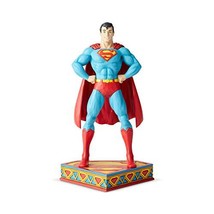 Jim Shore Superman Silver Age&quot;Man of Steel&quot; Figurine - $1,124.95 MXN