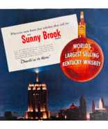 1953 Sunny Brook Whiskey Advertisement Louisville Kentucky Distillery DW... - $29.99