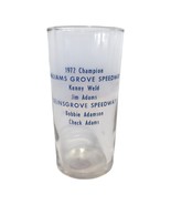 Rare 1972 Williams Grove Selinsgrove Speedway Champion Glass Kenny Weld ... - $665.07 MXN