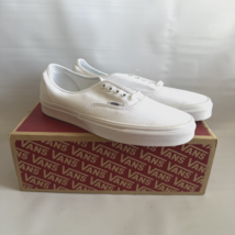 Vans Authentic Classic Canvas True White Skate Men Size 10 Women Shoes - $55.94