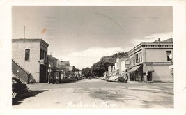 Rushford Minnesota Mn~Main STREET-STOREFRONTS-SIGNS~1955 Real Photo Postcard - £15.52 GBP