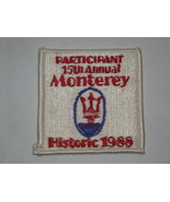 (1988) 15th Annual Monterey Historic Automobile Races - Participant Patch - $68.38 CAD