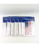 6 Beistle 4th of July Party Decoration Wall Door Cover American Flag 5’x... - $19.99