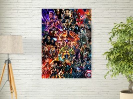 22 Marvel Cinematic Universe COLLAGE Poster Avengers End Game Movie Art Print - £8.71 GBP+