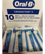 Oral-B CrossAction X Toothbrush Heads Pack of 10 NO BOX - $342.58 MXN