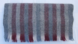 Australian Fuzzy Imported Wool Scarf with Fringe for Men or Women 52&quot; x ... - £14.17 GBP