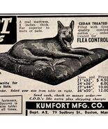 Kumfort Dog Mattress 1953 Advertisement Pets German Shepherd DWEE10 - €8,58 EUR