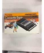 Original Box for a Soundesign portable cassette tape recorder retro mode... - $568.30 MXN