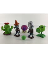 Plants VS Zombies Jumbo 3&quot; 5&quot; Figures Cactus Pea Shooter Fume Shroom Con... - £62.28 GBP