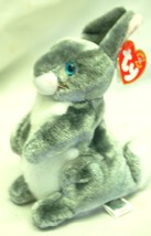 Ty Beanie Baby Hopper Bunny Rabbit Beanbag Plush Toy Swing &amp; Tush Tags o - $9.89