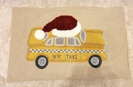 William Sonoma New York City Pillow Cover Nyc Christmas 16x26 Lumbar Nwot #P362 - £63.14 GBP