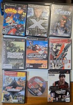 PS2 Game+Case  9 pc LOT - X-men, Crash, Ghost, Tekken 4, NBA 2K3 and More Titles - £83.02 GBP