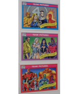 Marvel Comics 1990 Cards 3 Team Pictures Fantastic Four Alpha Flight Hel... - $27.11 CAD