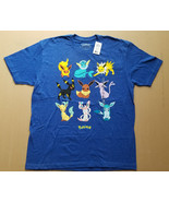 2016 Pokemon - 9 Character - T Shirt - Tee Shirt - Size Large - £19.63 GBP