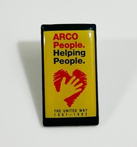 Arco People Helping People The United Way 1991-1992 Lapel Pin - $8.90