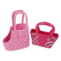 2010 Barbie My Glam Pets Large Pink Dog Carrier Purse Tote 2 Bags Target... - $8.99