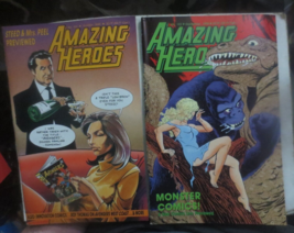 2 Amazing Heroes Comic Book #183 184 Fantagraphics Vintage 1990 - £7.56 GBP