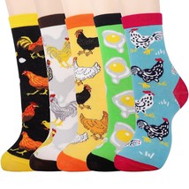 Chicken Socks For Women Chicken Gifts For Chicken Lovers Funny Socks - £21.96 GBP