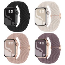 Braided Stretchy Solo Loop Compatible for Apple Watch Band 38mm 40mm 41mm 42mm - $22.76