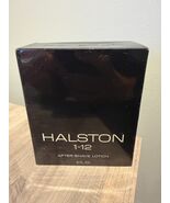 RARE Vintage Halston 1-12 After Shave Lotion 8 oz EMPTY BOX - $27.86 CAD