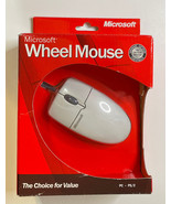 New Genuine Microsoft Scrolling Wheel Mouse 1.0 PS/2 Port Part No X08-70... - £15.63 GBP