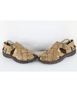 Vtg Teva Womens 9 Distressed Suede Leather Cross Up Gladiator Fisherman ... - $719.90 MXN