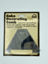 HOAN Cake Decorating Comb Icing Spreader Triangle Stainless Steel Variab... - £7.56 GBP