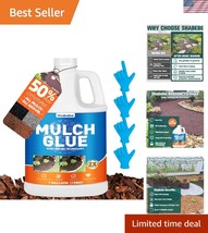 Versatile 1 Gallon Mulch Glue for Landscaping – Strong Adhesion &amp; Fast D... - $55.50