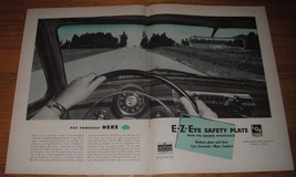 1952 Libbey-Owens-Ford E-Z-Eye Safety Plate Glass Ad - Put Yourself Here - £14.78 GBP