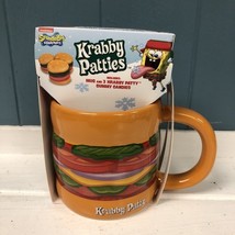 Sponge Bob Square Pants Krabby Patties 14 oz Mug with Candy Gift Set - $8.84