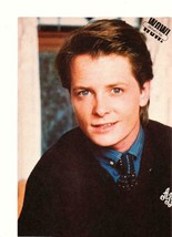 Michael J. Fox teen magazine pinup clipping The Good Wife  80&#39;s Wow magazine - £1.20 GBP