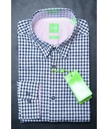 HUGO BOSS Homme Bustar Coupe Standard Marine Carreaux Coton Casual Sport... - $76.74 CAD