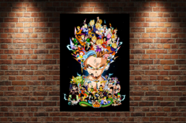 Anime Dragon Ball #5 Glossy Aluminum wall decor Metal Art Print Poster PlateSign - £11.08 GBP+