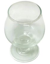 Vtg. Miniature Clear Glass Wine Brandy Cognac Barware Snifter Glass - 3.5" Tall image 2