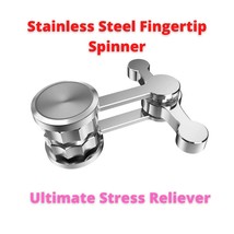 Stainless Steel Chaotic Pendulum Fingertip Gyro Rotator Fidget for gift - £28.27 GBP+