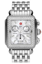 Michele Deco Diamond Classic in Stainless Steel MOP Dial MWW06A000028 - £1,423.39 GBP