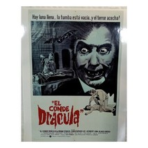 El Conde Dracula (1970) 7.5”x11&quot; Laminated Mini Movie Poster Print - $9.99