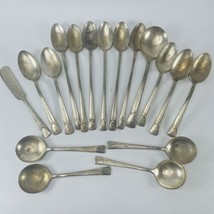Embassy Bouquet VTG Silverplate Flatware Silverware Lot of 17 pieces Spoons - £23.08 GBP