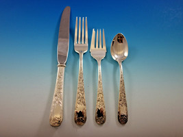 Old Maryland Engraved by Kirk Sterling Silver Flatware Set for 8 Service 32 pcs - £1,541.22 GBP