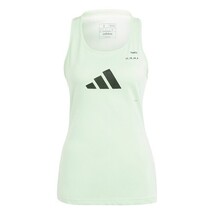 Adidas Aeroready Tennis Tank Top Women’s S Green Racerback Athletic NWT image 6