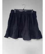 MSRP $35 Cotton On Curve Frill Mini-Skirt Black Size 12US - $33.85 CAD