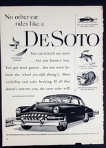 1951 DeSoto Custom Magazine Print Ad No Other Car Rides Like - £5.20 GBP