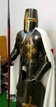 Medieval Templar full Body Armour Suit Reenactment X-Mas Replica cosplay Costume - £646.71 GBP