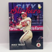 2023 Topps Big League Baseball Mike Trout City Slickers CS-1 Los Angeles Angels - £1.57 GBP