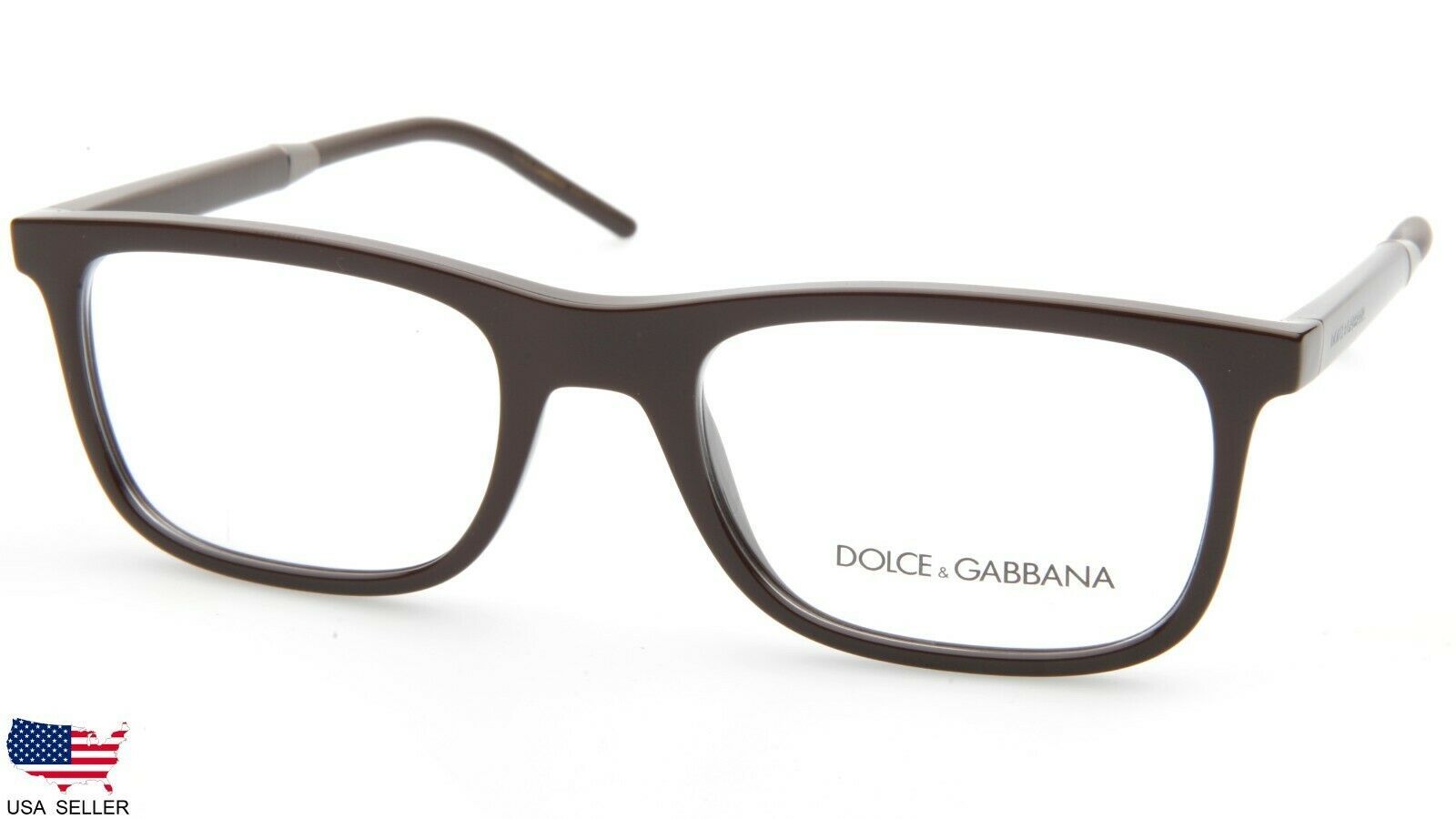 Primary image for D&G Dolce&Gabbana DG 5030 3042 BROWN EYEGLASSES DISPLAY MODEL 53-20-140 Italy...