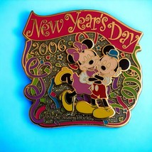 DIsney Pin - New Year&#39;s Day 2006 (Mickey &amp; Minnie) - LE of 7500 from 2006 - $15.83