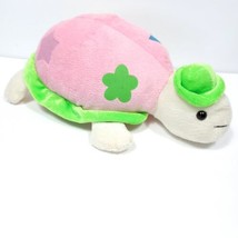 Pink Green Calplush Turtle  Hat Plush Stuffed Animal Toy 12&quot; Long Soft - £15.81 GBP