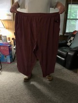 8X BIG 3 POCKET SWEATPANTS MAROON NEW with TAGS! - £25.17 GBP