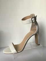 NEW VINCE CAMUTO Bendiva Leather Ankle Strap Pin Block Heel Sandals - £39.11 GBP