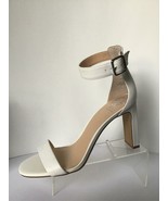 NEW VINCE CAMUTO Bendiva Leather Ankle Strap Pin Block Heel Sandals - £40.02 GBP